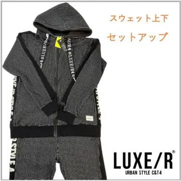 LUXE/R 러그 맨투맨 상하의 셋업 [ 새상품 미사용 ]
