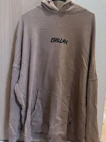 배송비 부담 CHILLAX 스마일리 로고 후드티 L