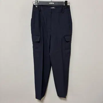 theory luxe 네이비 포켓 디자인 슬랙스 팬츠 얇은 소재