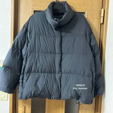 UNIQLO 파우더 소프트 다운 자켓 블랙 XXL