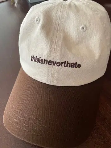thisisneverthat 캡 화이트/브라운