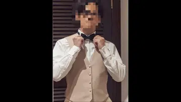 셔츠 윙카라 더블 커프스 히요쿠 버튼