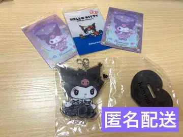 Kuromi 아크릴 키링과 카드 세트