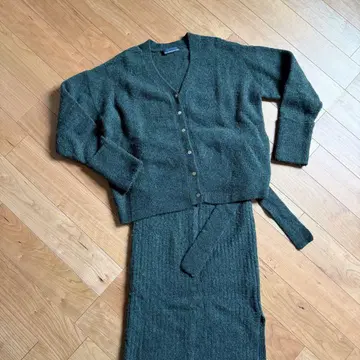 개럴개런트 울 그린 셋업