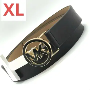 [ 새상품 ] 마이클코어스 MK 여성용 벨트 천연 가죽 블랙 XL