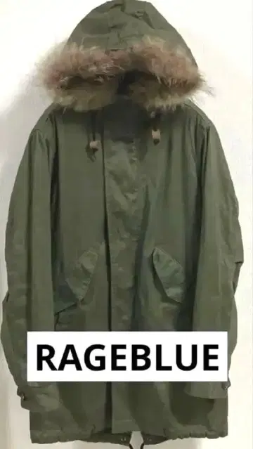 [ RAGEBLUE ] 퍼 달린 모즈 코트 M [ 남성용 아우터 ]