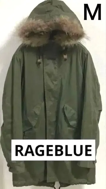 [ RAGEBLUE ] 퍼 달린 모즈 코트 M [ 남성용 아우터 ]