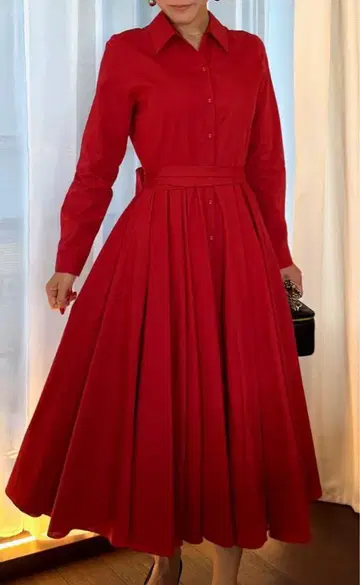 jenne 오드리룩 에어리 원피스 긴팔