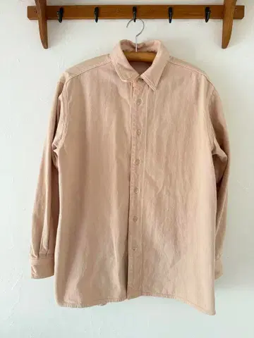 AURALEE 두꺼운 원단 셔츠