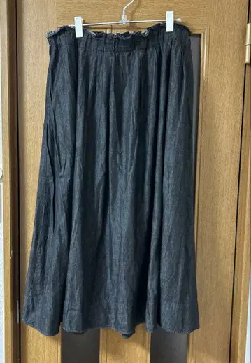알디라 빅 사이즈 F4 데님 롱 스커트