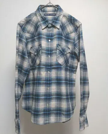 랄프 로렌 플란넬 셔츠 타탄 마드라스 체크 9 새상품급