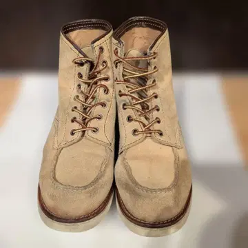 베이지 스웨이드 워크 부츠 하이컷 SUPERB