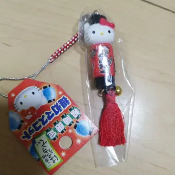 헬로키티 등롱 마스코트 스트랩 후쿠오카 한정판
