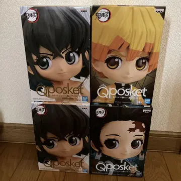 귀멸의 칼날 Qposket 탄지로 젠이츠 이노스케 피규어