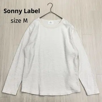 Sonny Label 서니 라벨 자카드 긴팔 티셔츠 M