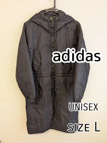 adidas 충전솜 롱 코트 L 사이즈 트레포일 벤치 코트