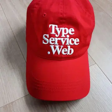 TypeserviceWebCap 타입 서비스 웹 캡 빨간색
