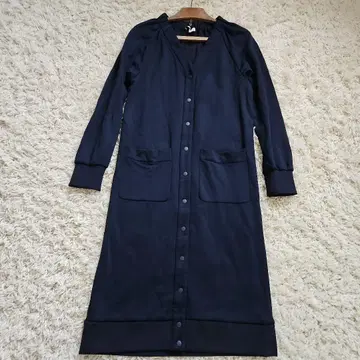 Tibi 티비 롱 가디건 네이비 S