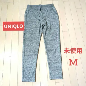 유니클로 보아 스웨트 팬츠 [미사용] 멜란지 그레이 M 사이즈