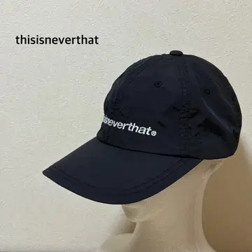 thisisneverthat 로고 캡 블랙