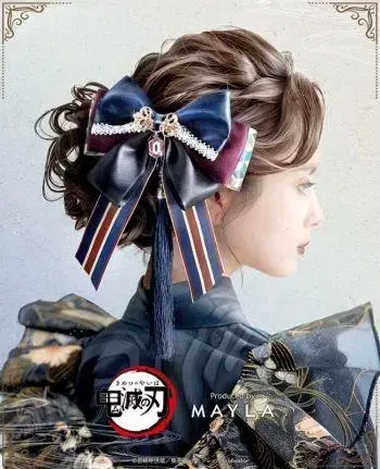 귀멸의 칼날 MAYLA 마이라 아이코닉 헤어 오브제+비녀 토미오카 기유