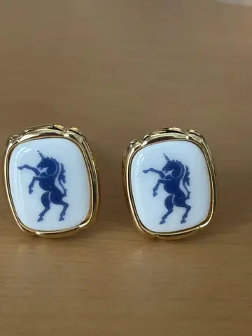 유니콘 디자인 커프스링크