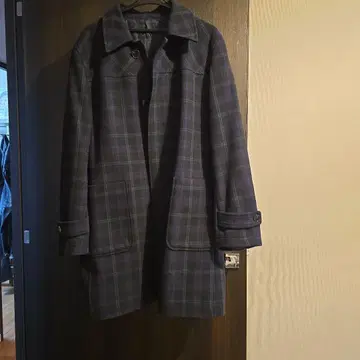 꼼카듀모드 스텐카라 코트 네이비 계열