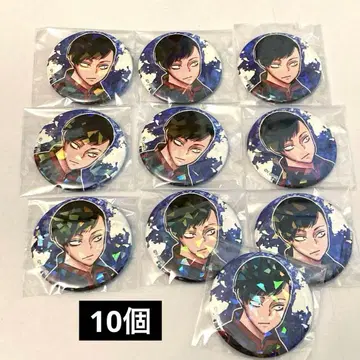 10개 도원암귀 나미키 카오루 홀로그램 캔뱃지 트리 빌리지 마즐 카오루