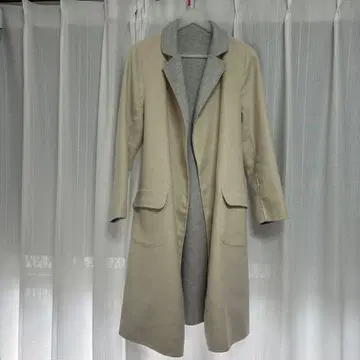 CECIL McBEE 리버서블 롱 코트