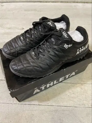 ATHLETA 축구 트레이닝 슈즈 블랙
