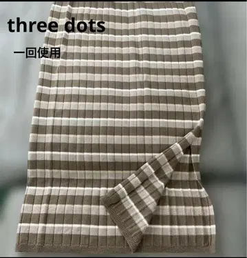 [1회 사용] 컨디션 최상 three dots 니트 스커트 모 100%