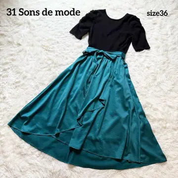 31 Sons de mode 트란테안 원피스 틸 블루 블랙