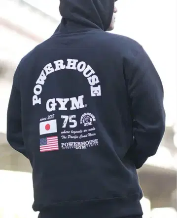 POWERHOUSE GYM 블랙 후드티 XL