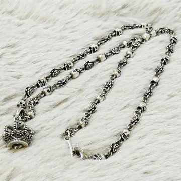 JUSTIN DAVIS (저스틴 데이비스) 목걸이 크라운 스컬