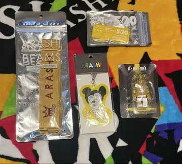 아라시 전시회 BEAMS 러기지 마크 키링 베어브릭