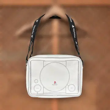 초대 PlayStation 디자인 숄더백 메신저 백 화이트
