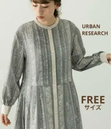 URBANRESEARCH 뮬루즈 프린트 원피스 FREE