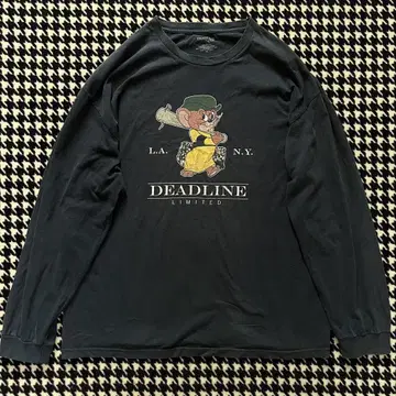 USA DEADLINE Ltd 스트릿 스케이트 톰과 제리 롱T