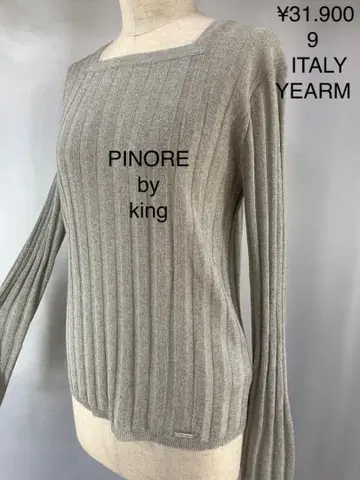 새상품 피노레 PINORE 니트 9 ITALY 실 31,900엔