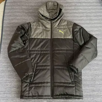 PUMA 후드 부착 자켓 L 사이즈 블루종 점퍼 벤치 코트