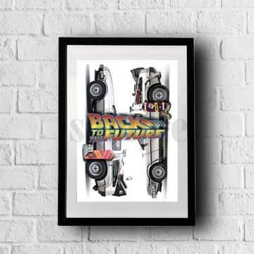 백투더퓨처 아트 프레임 BTTF 코믹콘 2025 사인