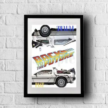 백투더퓨처 아트 프레임 BTTF 코믹콘 2025 사인