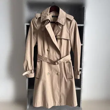 LAUREN 트렌치코트 더블 브레스트
