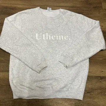 Utheme. 그레이 맨투맨 M 사이즈