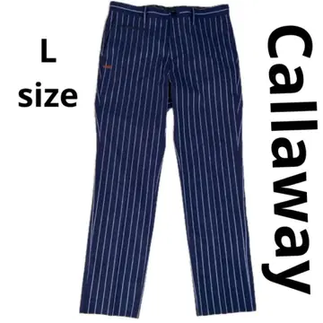 캘러웨이 골프 팬츠 스트라이프 네이비 L