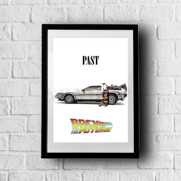 백투더퓨처 아트 프레임 BTTF 코믹콘 2025 사인