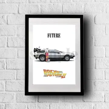 백투더퓨처 아트 프레임 BTTF 코미콘 2025 사인