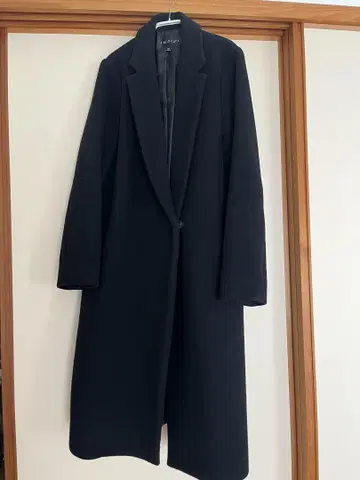 INDIVI 블랙 롱 코트