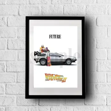 백투더퓨처 아트 프레임 BTTF 코믹콘 2025 사인