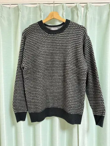 Abahouse Gray 버즈아이 니트 M 사이즈
